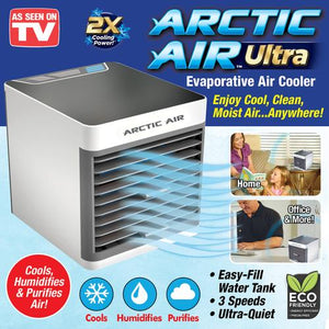 Mini Aire Acondicionado 3 en 1 – Enfría, Humidifica y Purifica