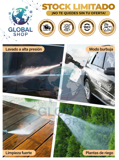 HIDROLAVADORA PORTÁTIL DE 288V - DOBLE BATERIA