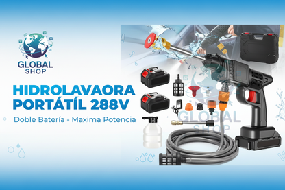 Banner promocional de hidrolavadora